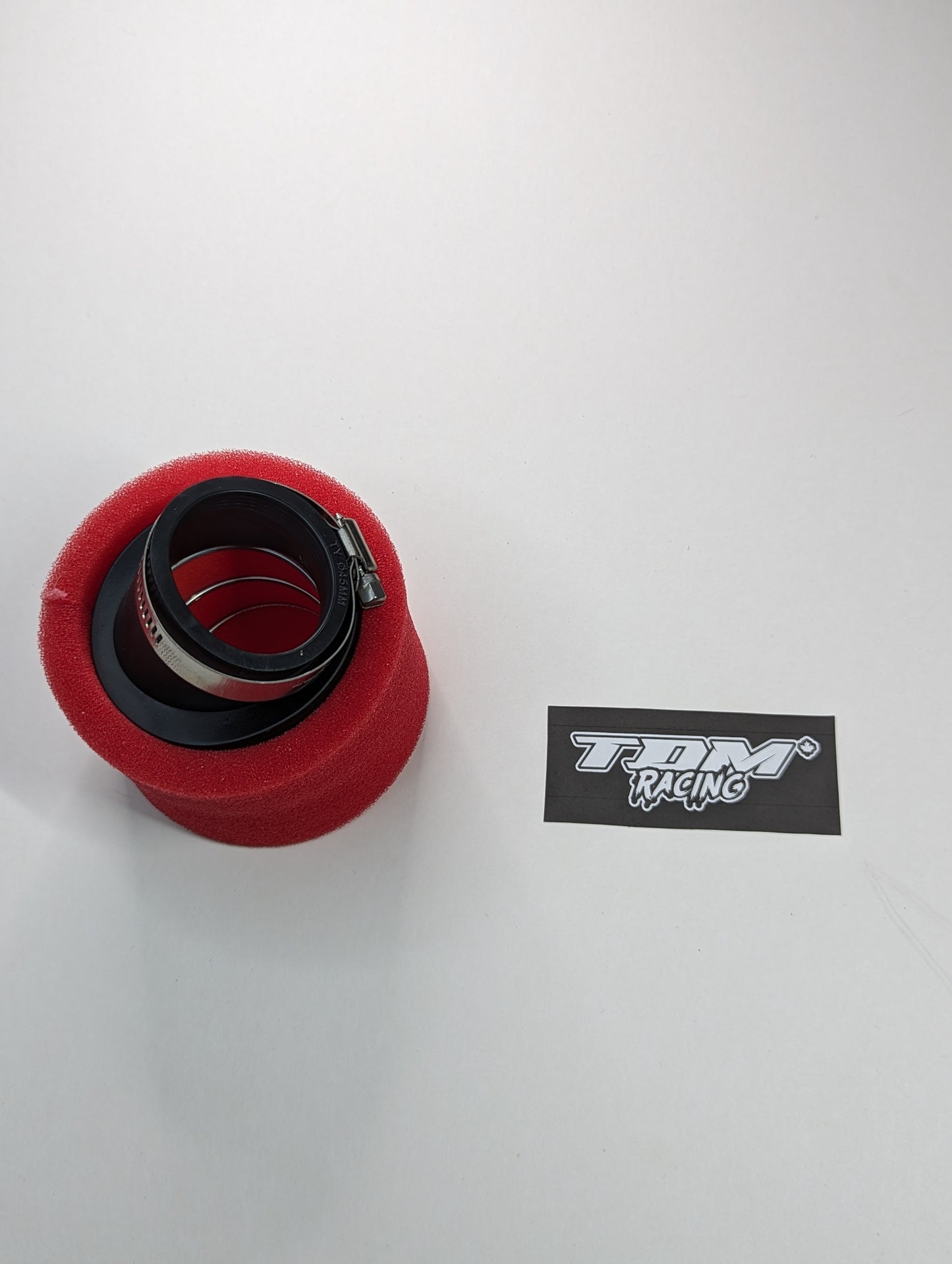 Two Stage Red Air Filter Bent