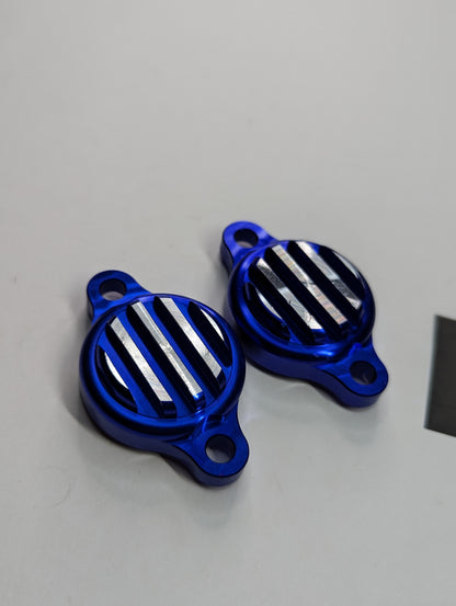 CNC Valve Covers Blue