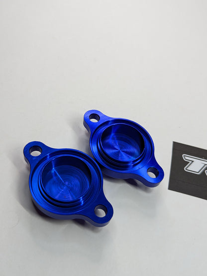 CNC Valve Covers Blue