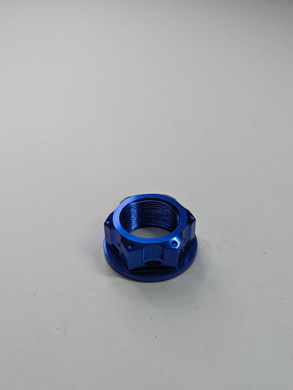 Aluminum Steering Stem Nut BLUE