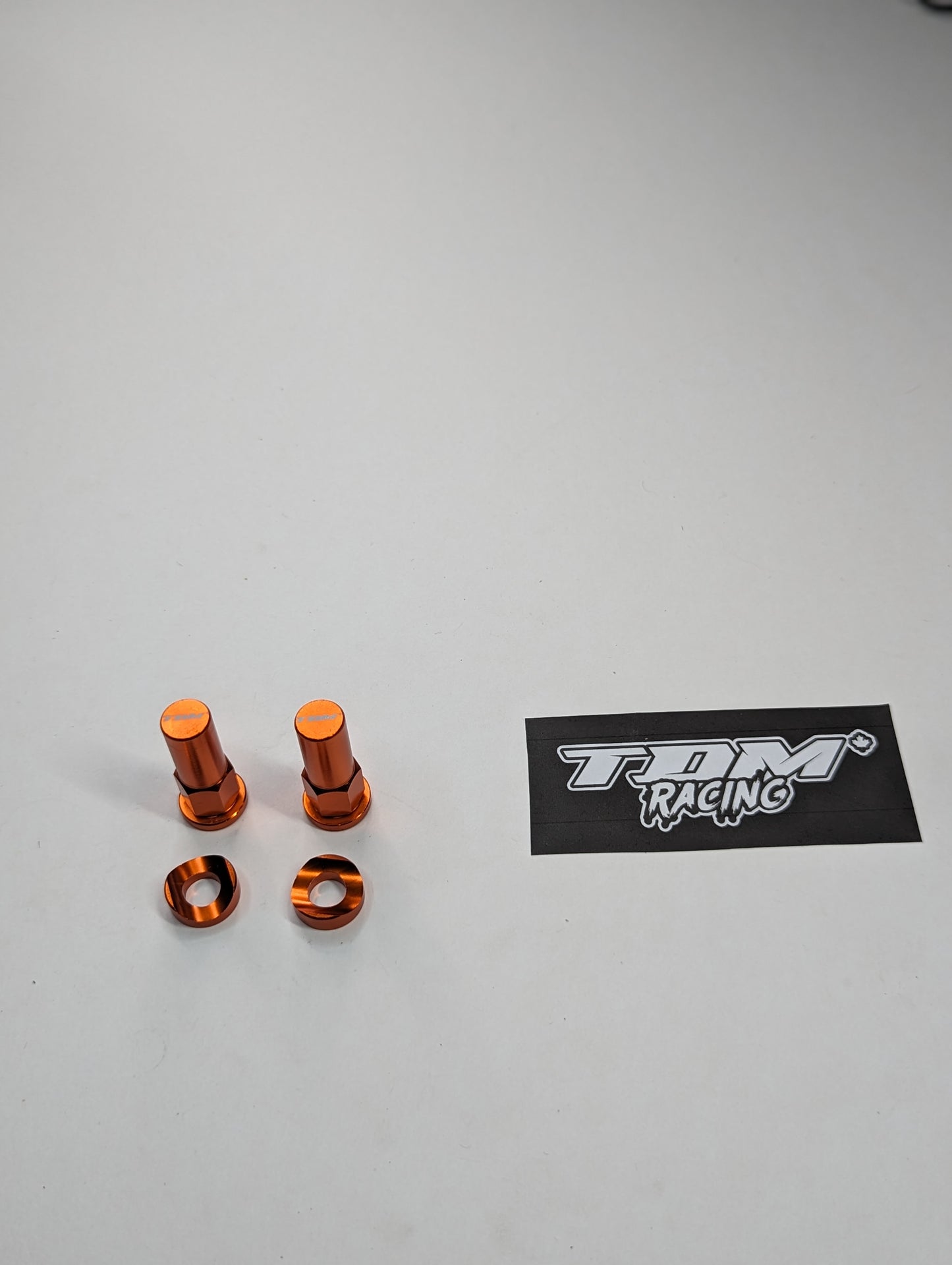 CNC Rim Lock Nuts Orange