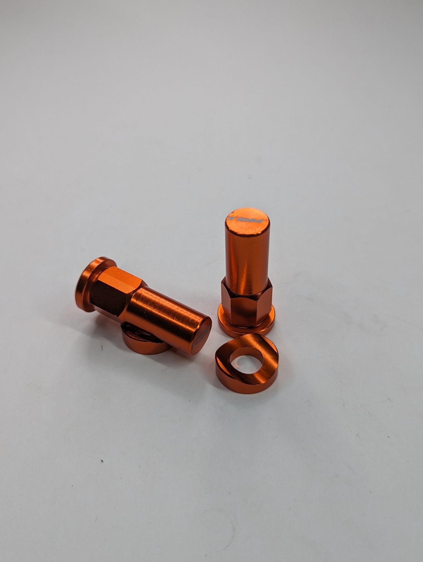 CNC Rim Lock Nuts Orange