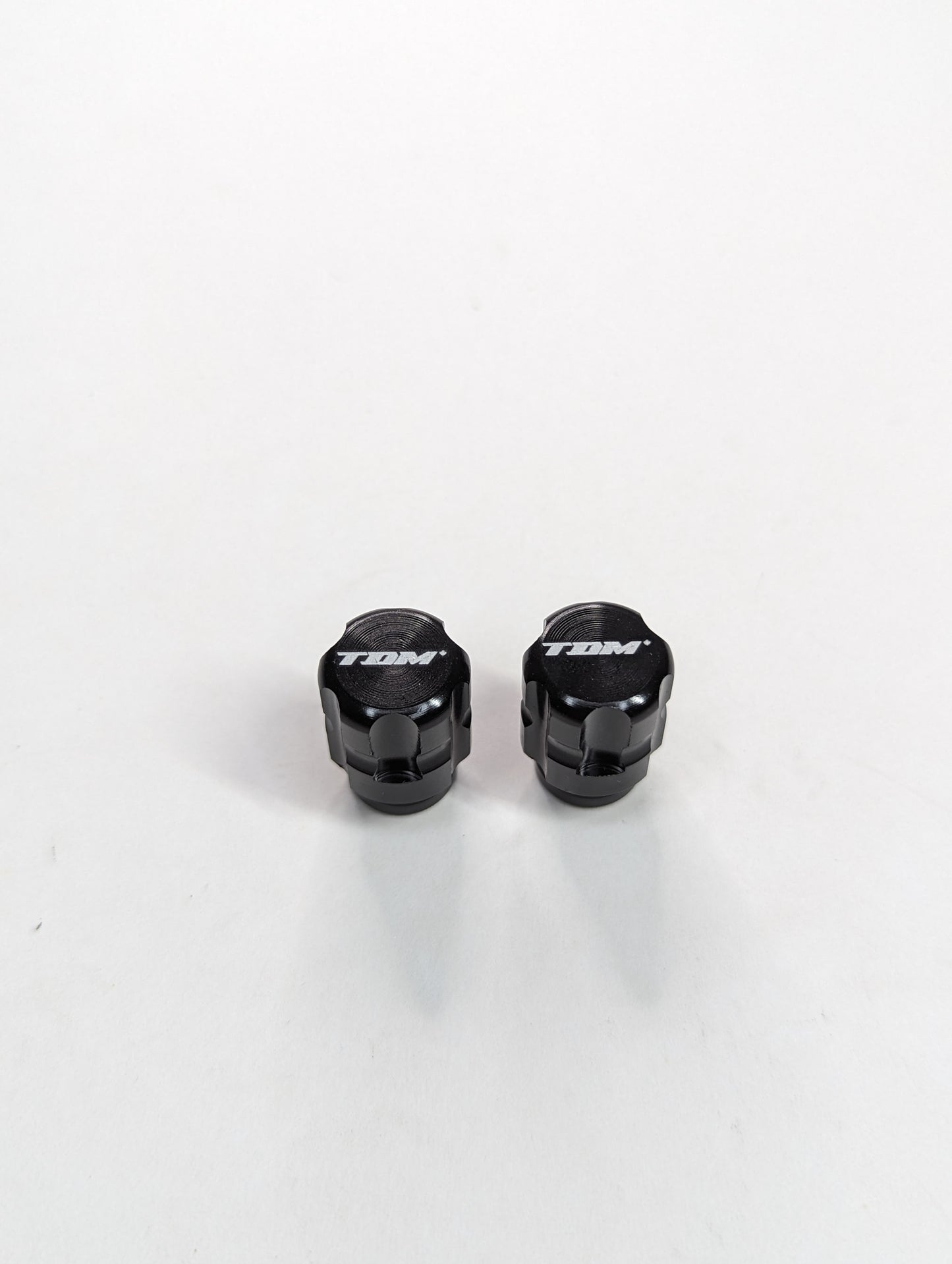 CNC Valve Caps Black