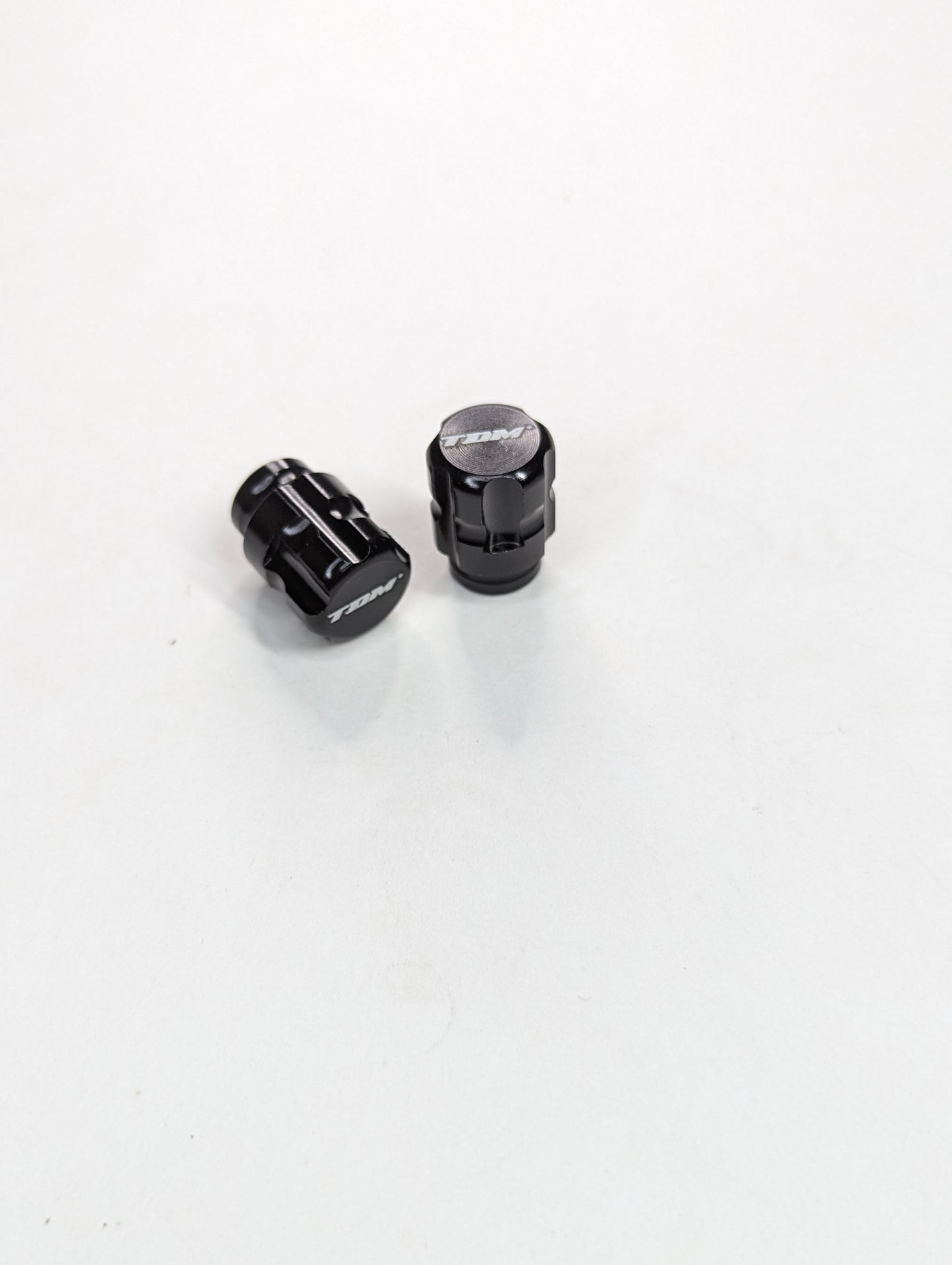 CNC Valve Caps Black