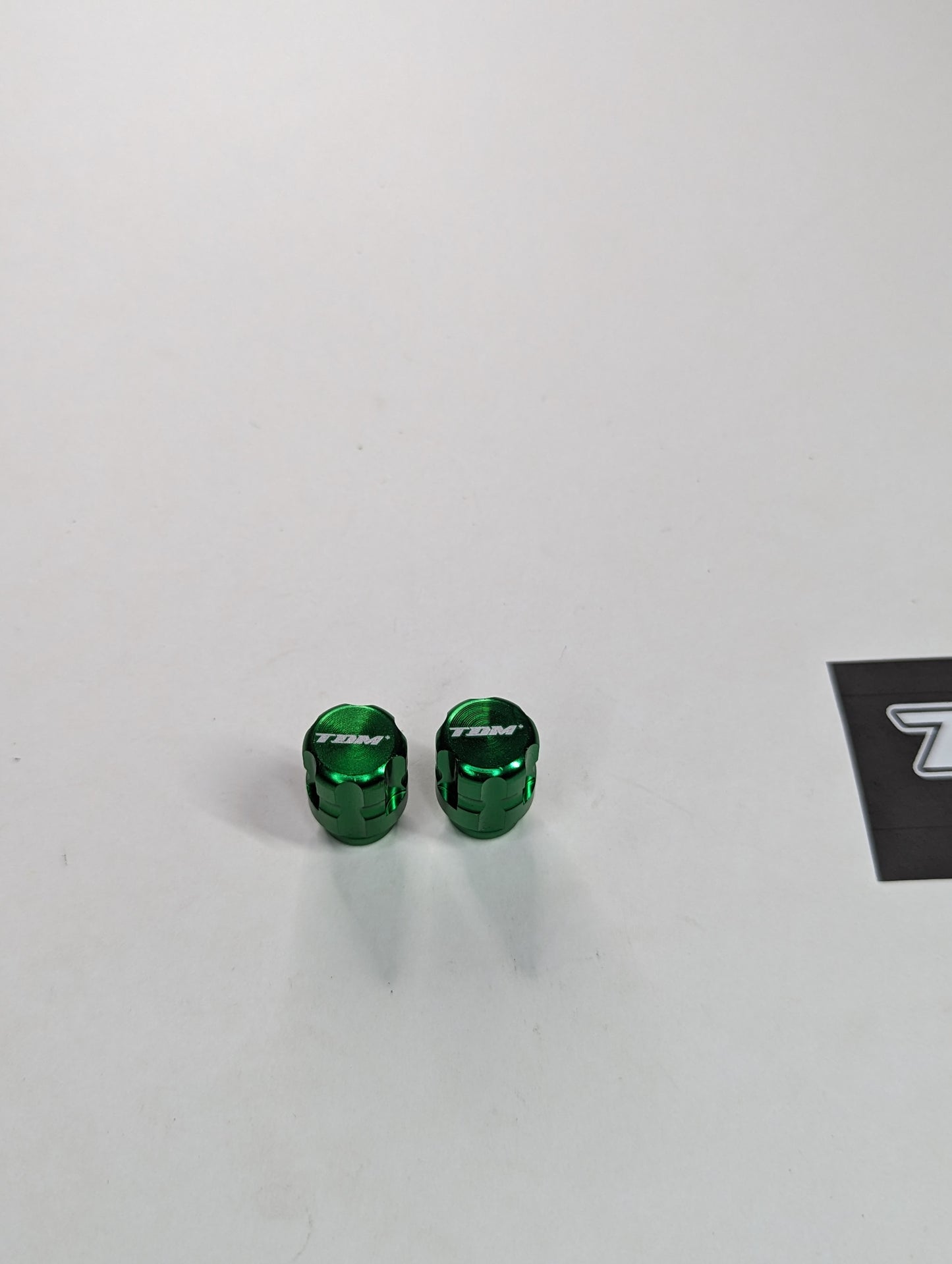 CNC Valve Caps Green